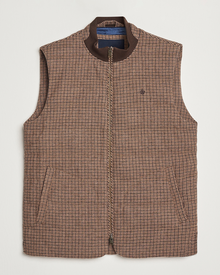 Mies | Takit | Morris | Welch Wool Gilet Brown