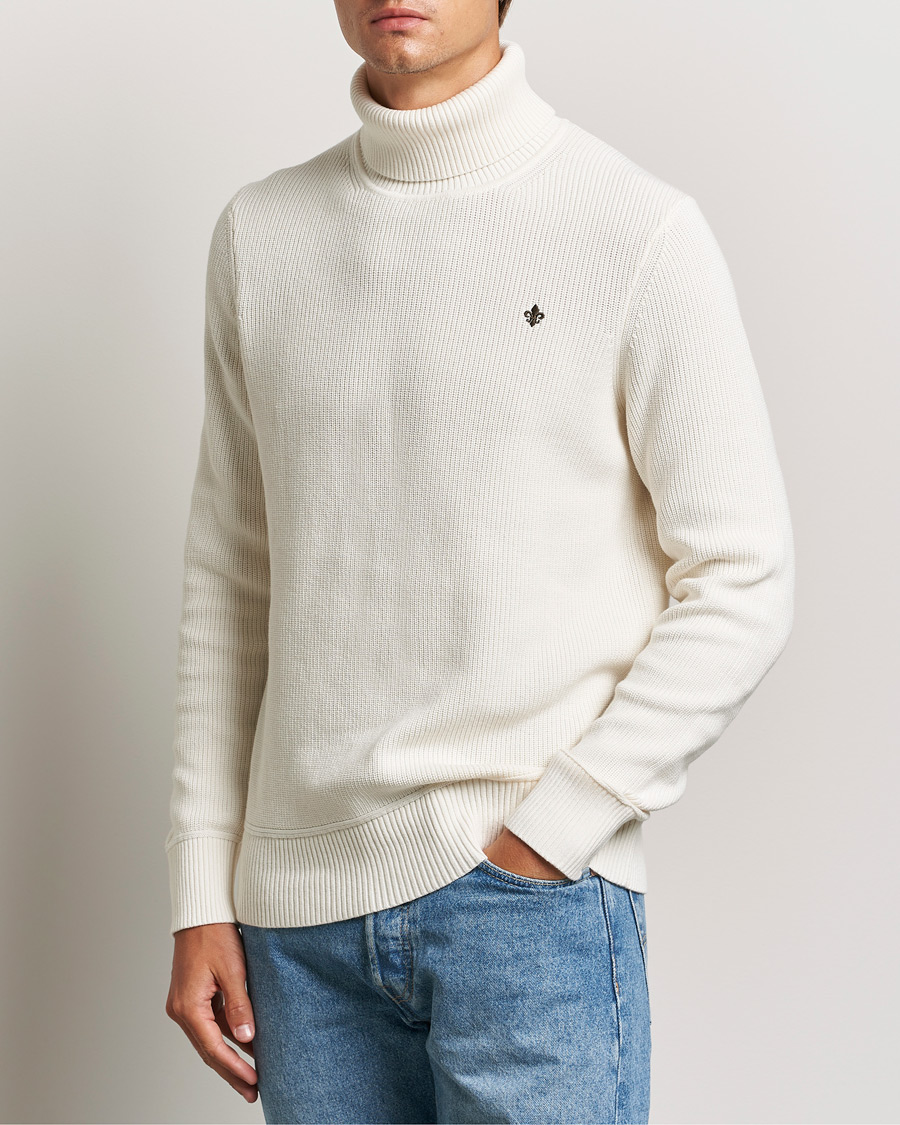 Mies | Puserot | Morris | Bernard Cotton Rollneck White