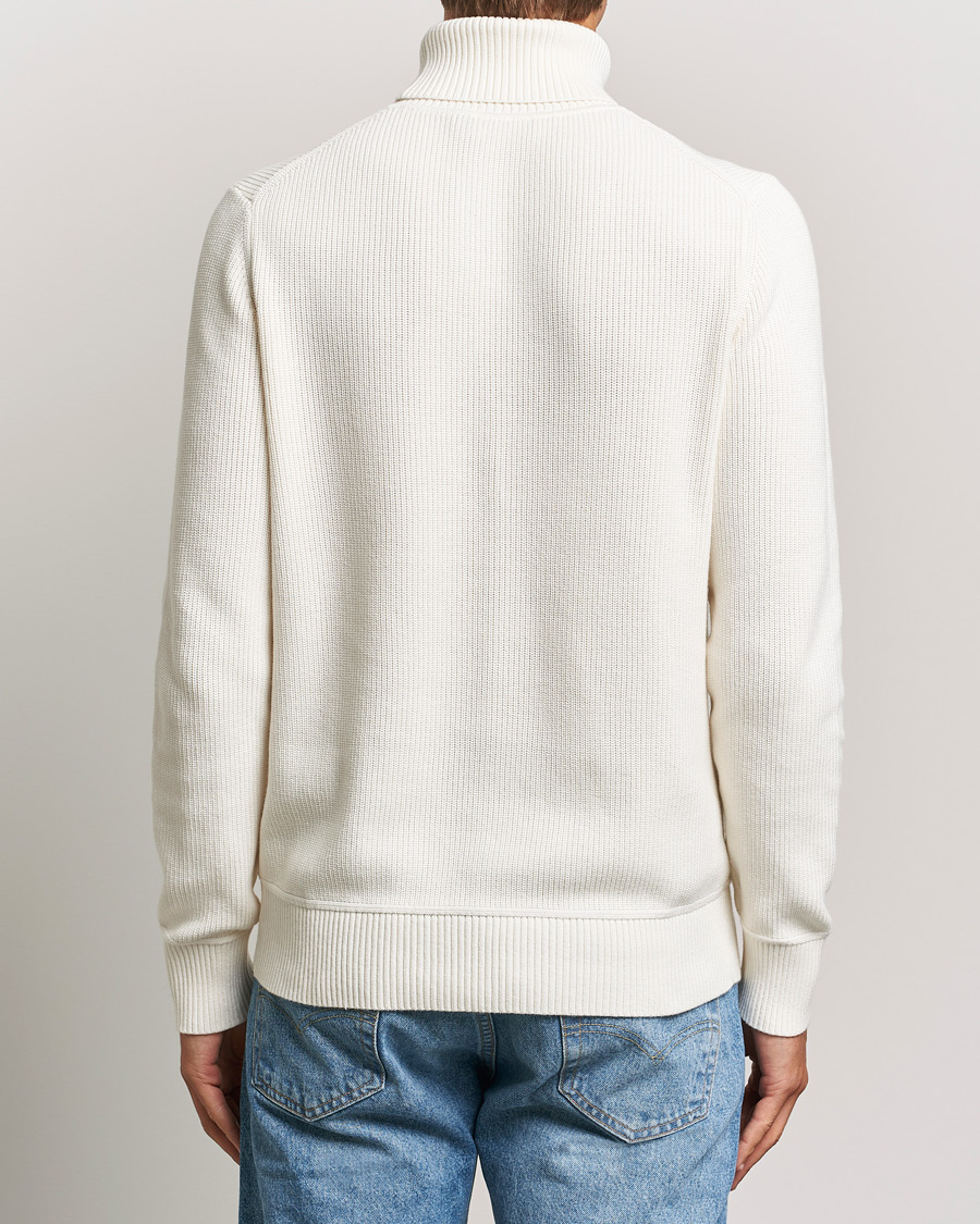 Mies | Puserot | Morris | Bernard Cotton Rollneck White