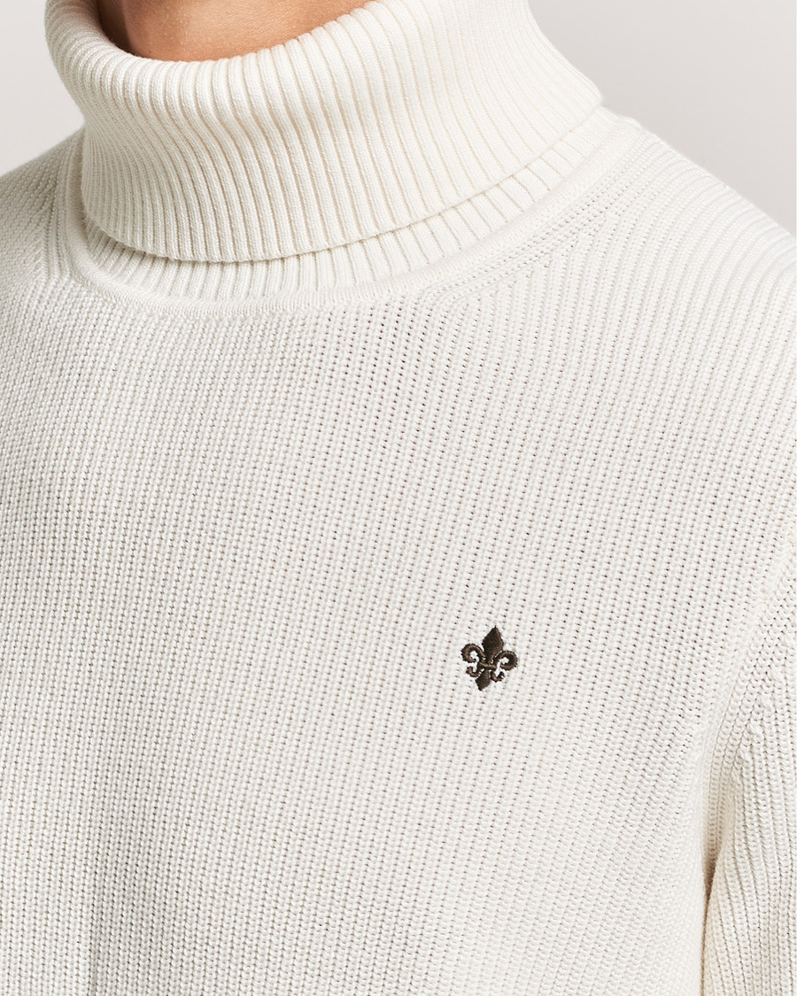 Mies | Puserot | Morris | Bernard Cotton Rollneck White