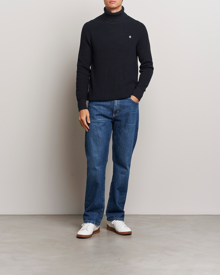 Mies | Puserot | Morris | Bernard Cotton Rollneck Blue