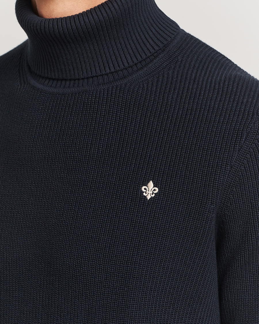 Mies | Puserot | Morris | Bernard Cotton Rollneck Blue