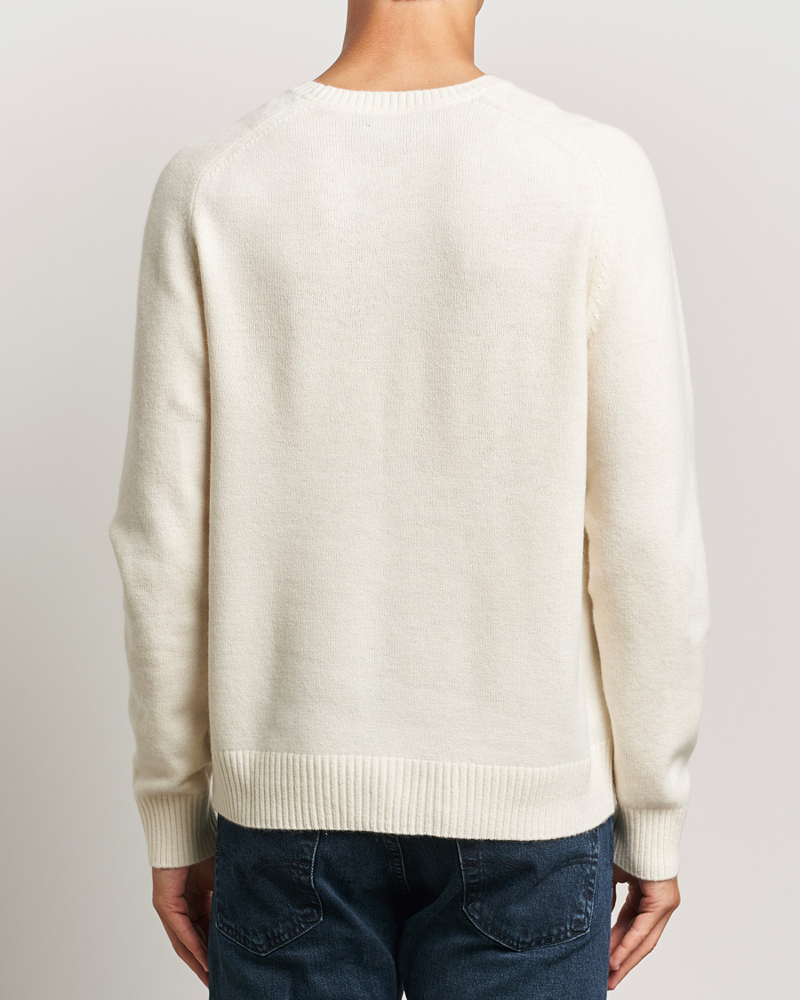 Mies | Puserot | Morris | Hertford Merino Crew Neck Off White