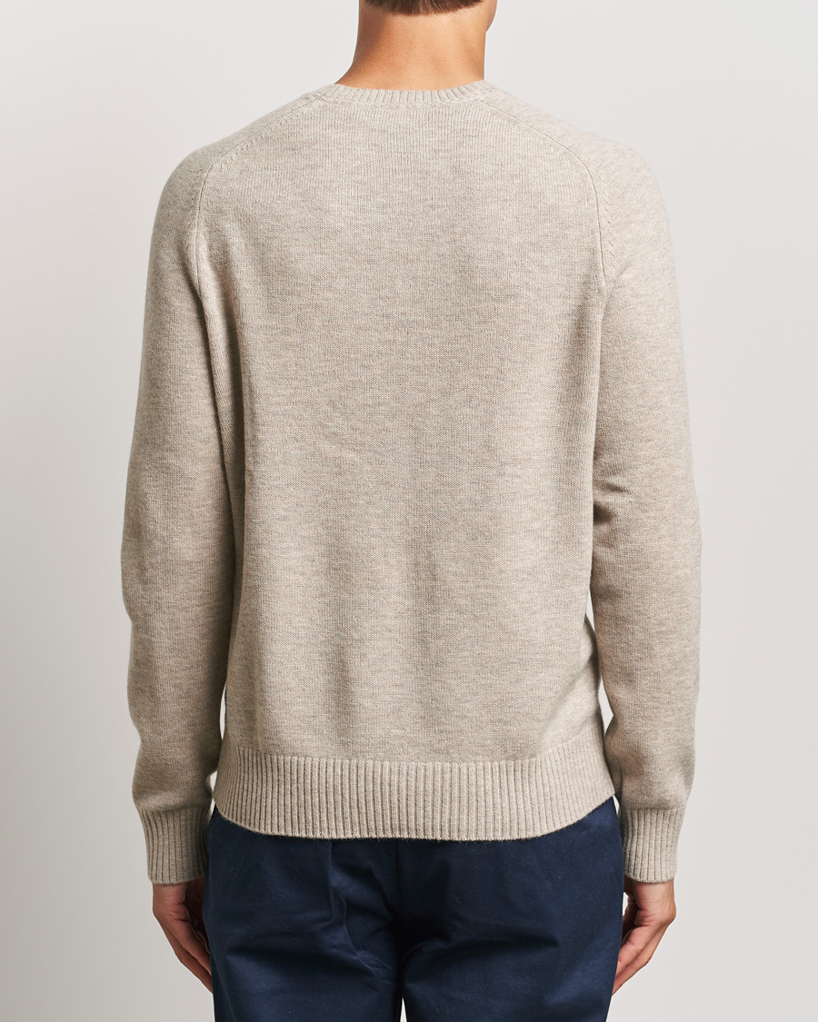Mies | Puserot | Morris | Hertford Merino Crew Neck Khaki