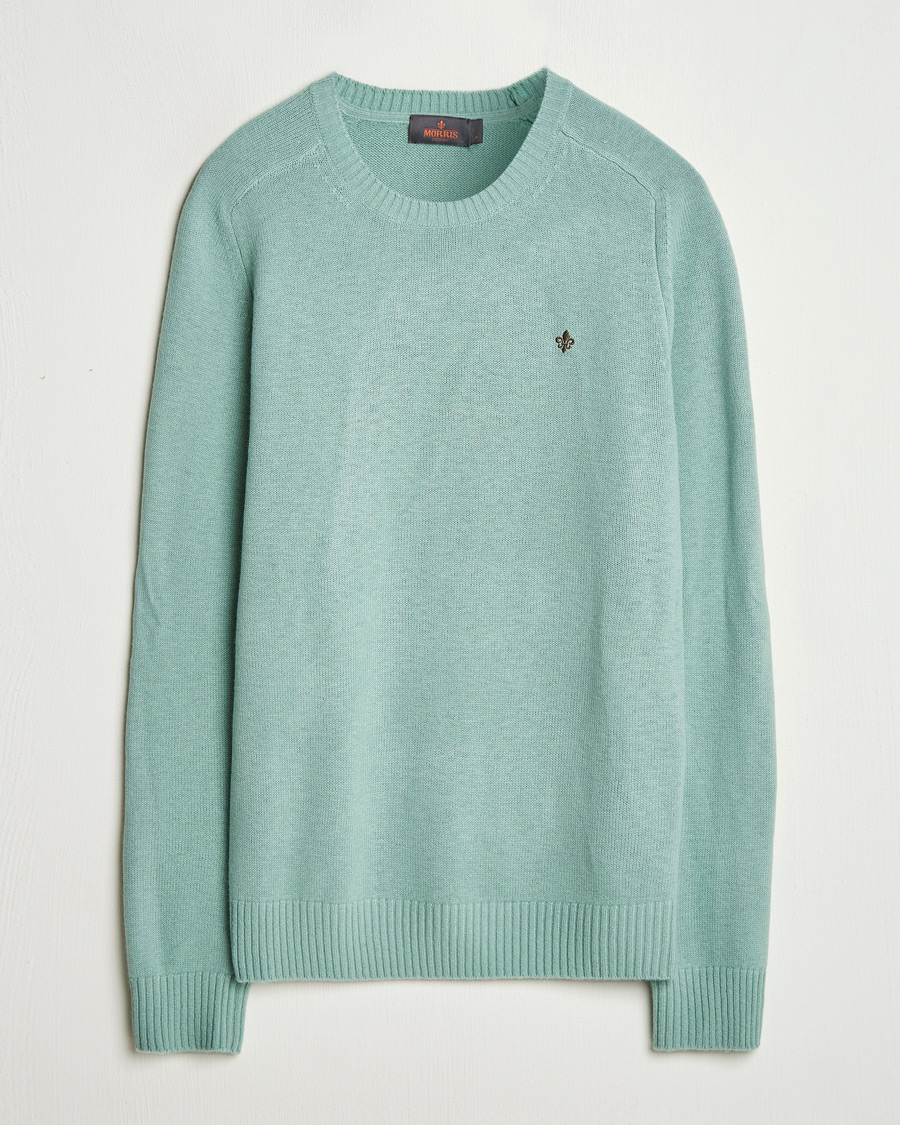 Mies | Puserot | Morris | Hertford Merino Crew Neck Green