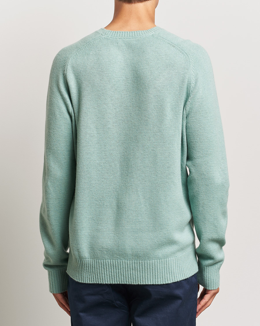Mies | Puserot | Morris | Hertford Merino Crew Neck Green