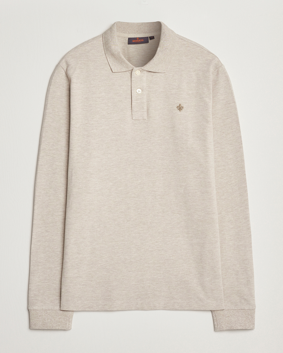 Mies | Puserot | Morris | Camden Long Sleeve Polo Khaki