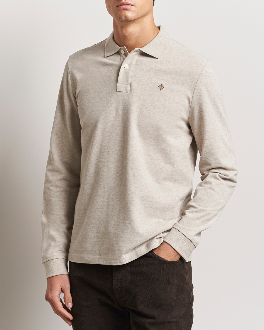 Mies | Puserot | Morris | Camden Long Sleeve Polo Khaki