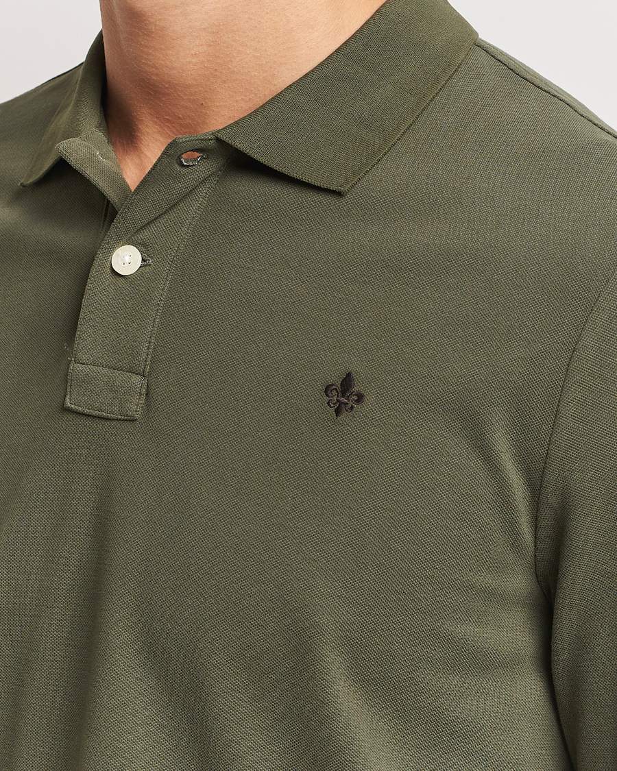 Mies | Puserot | Morris | Camden Long Sleeve Polo Olive