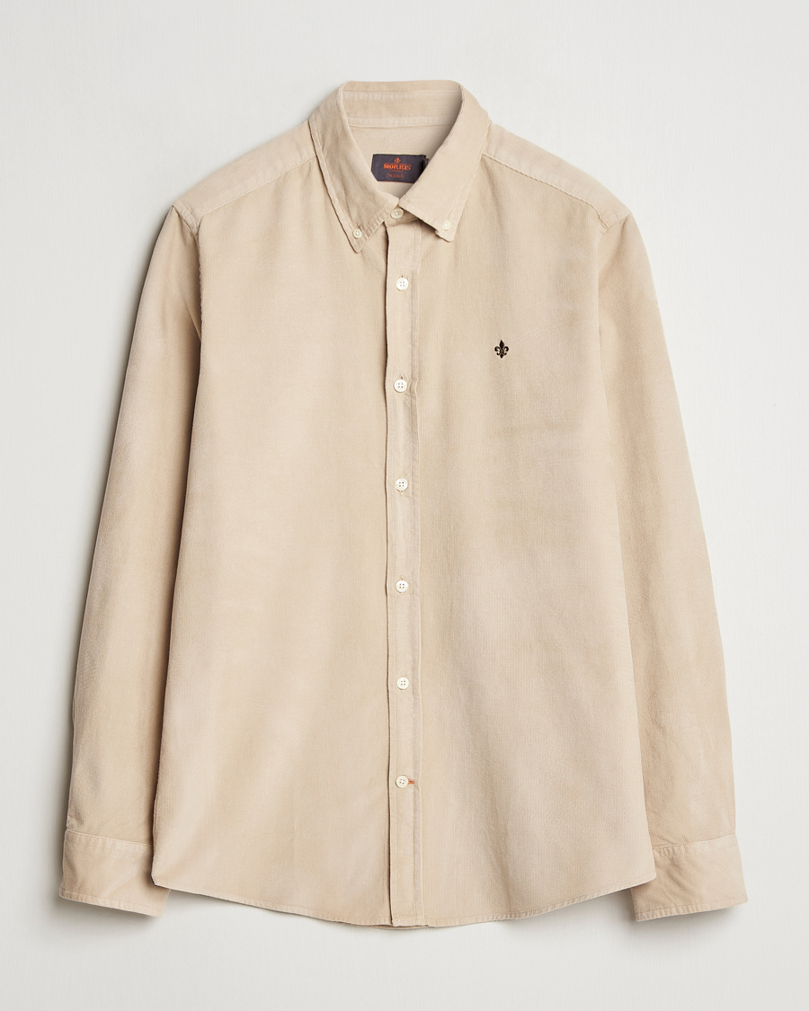 Mies | Kauluspaidat | Morris | Douglas Corduroy Shirt Khaki