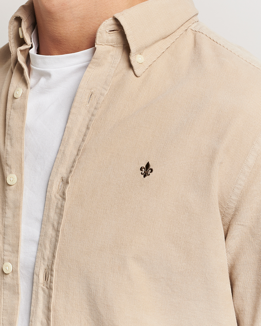 Mies | Kauluspaidat | Morris | Douglas Corduroy Shirt Khaki