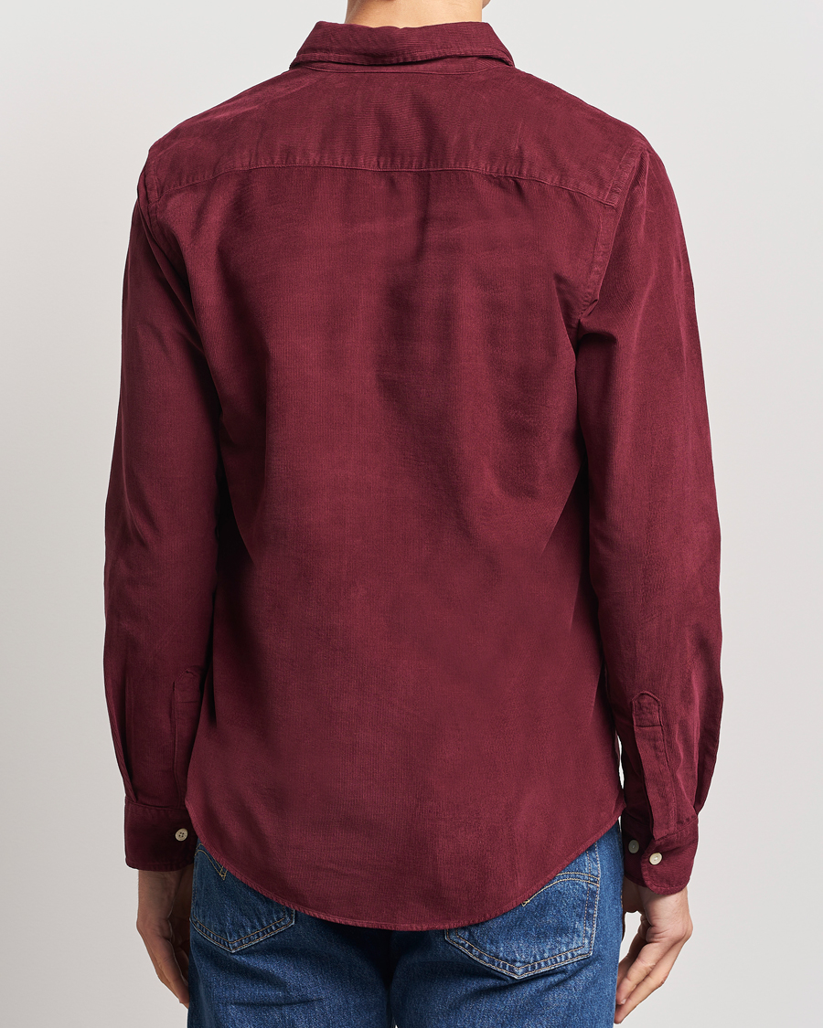 Mies | Kauluspaidat | Morris | Douglas Corduroy Shirt Wine Red
