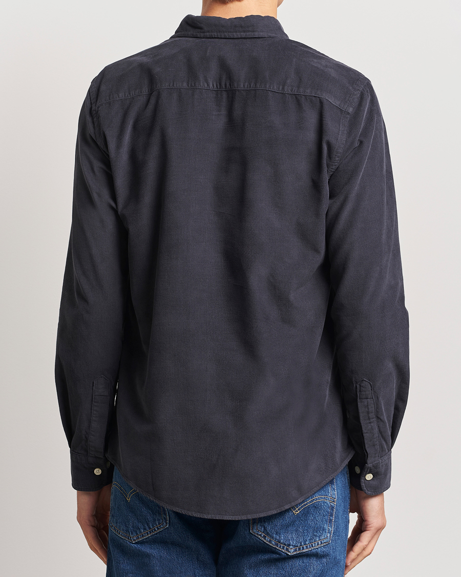 Mies | Kauluspaidat | Morris | Douglas Corduroy Shirt Navy
