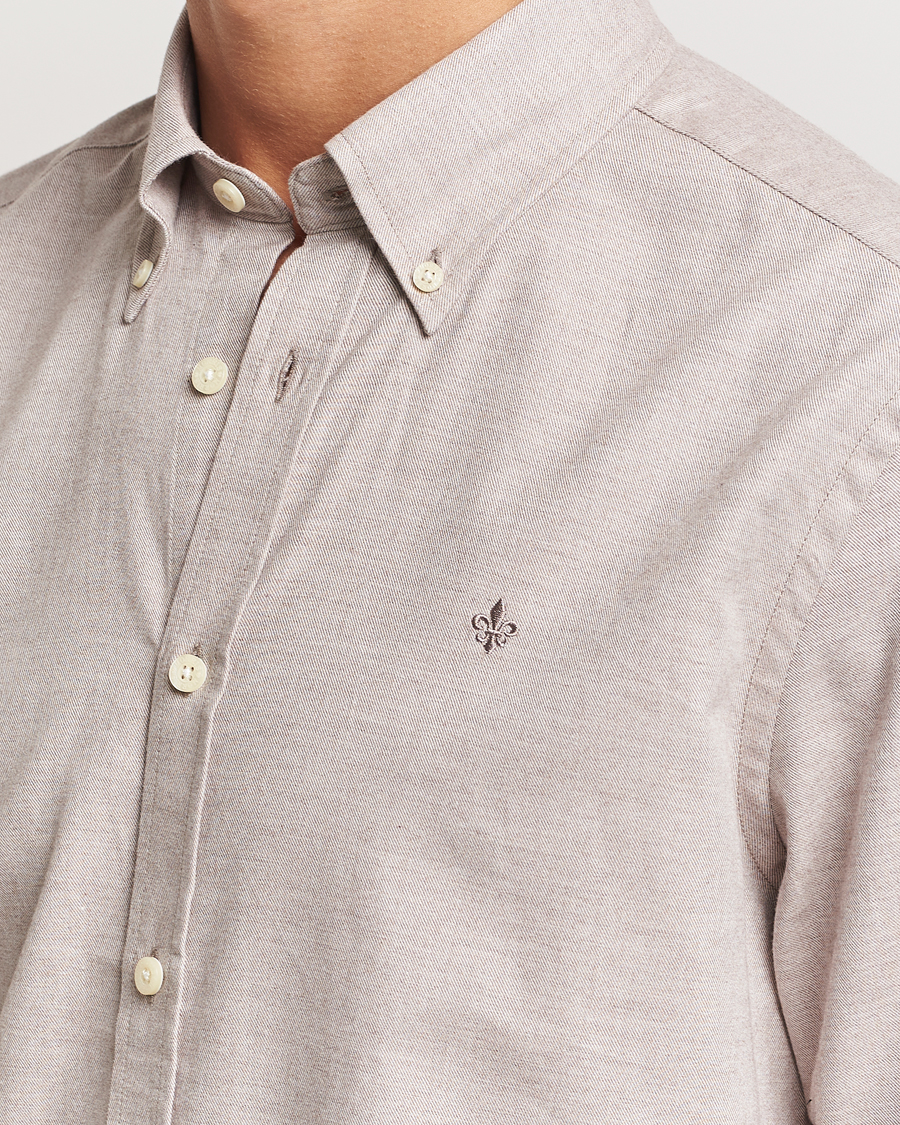 Mies | Kauluspaidat | Morris | Watts Flannel Shirt Khaki