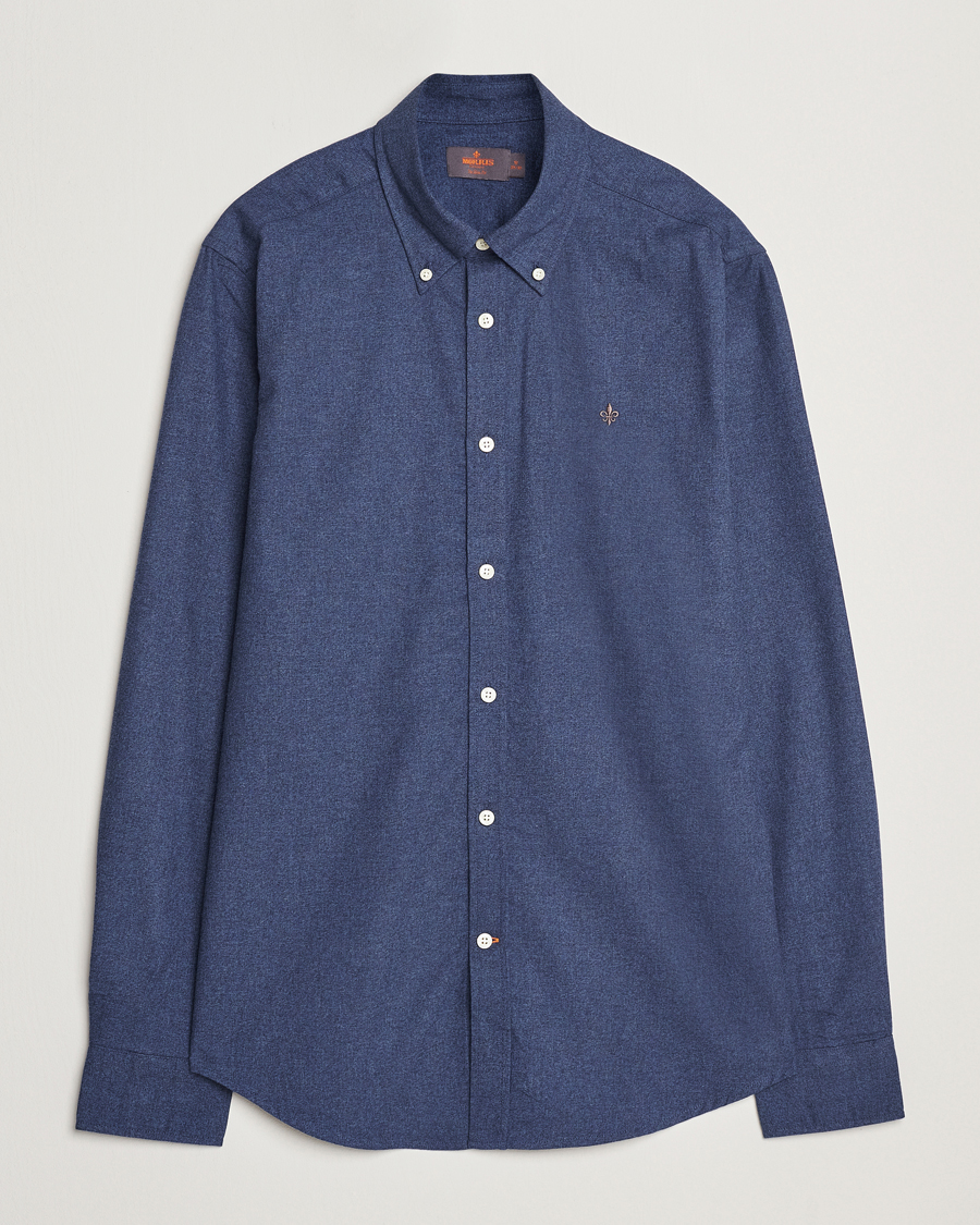Mies | Kauluspaidat | Morris | Watts Flannel Shirt Navy