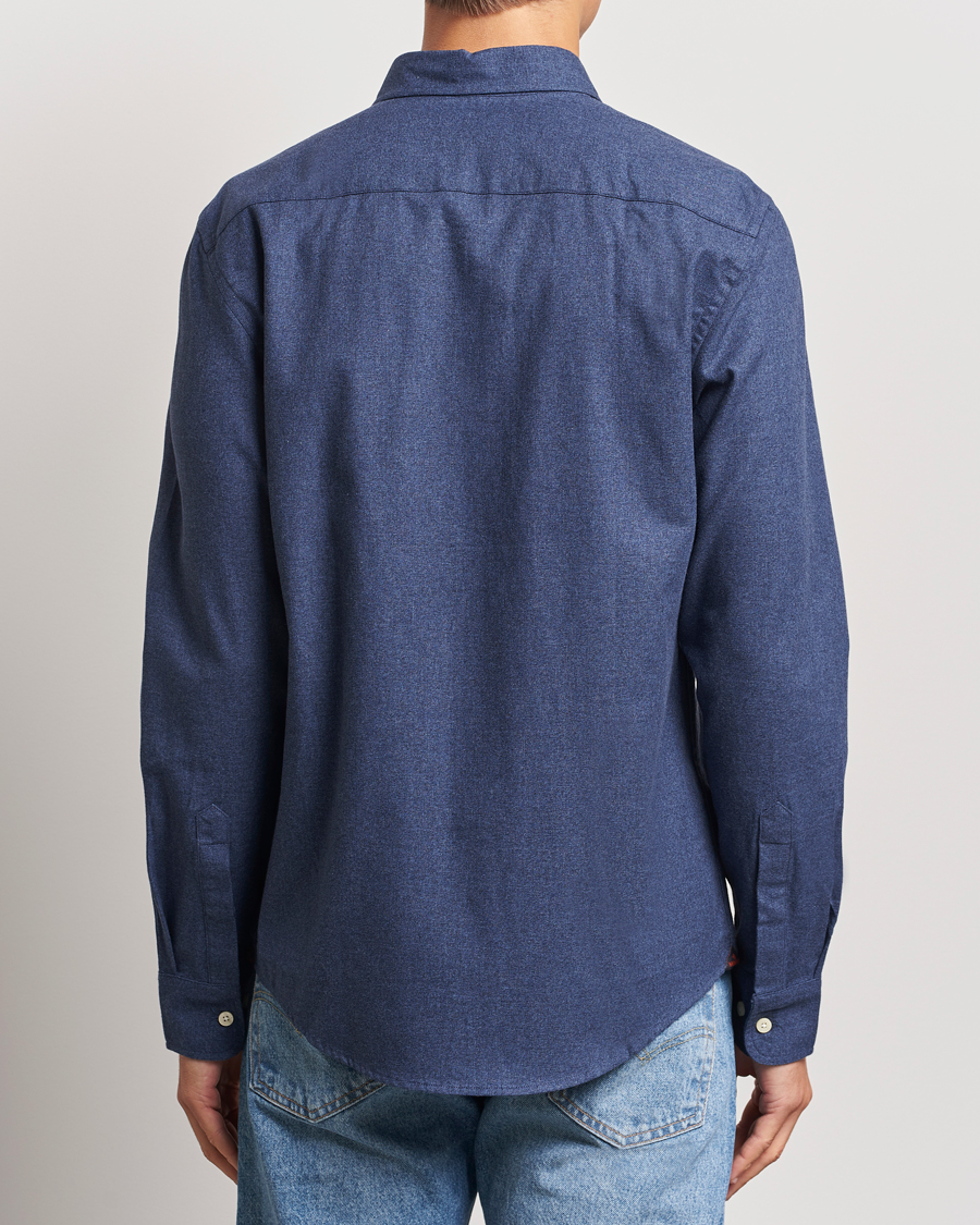 Mies | Kauluspaidat | Morris | Watts Flannel Shirt Navy