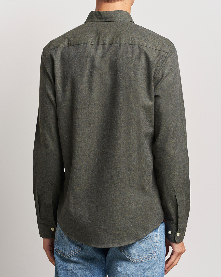 Mies | Kauluspaidat | Morris | Watts Flannel Shirt Olive