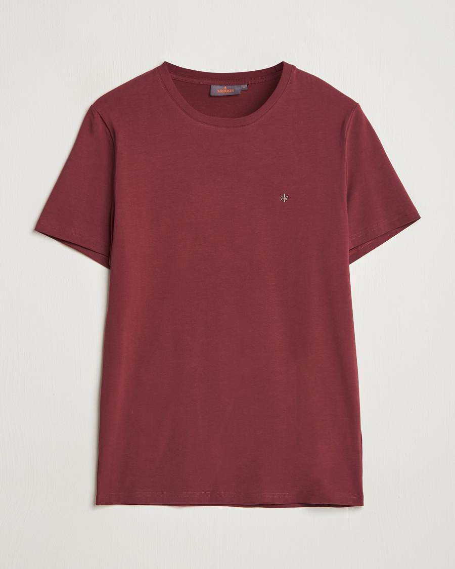 Mies | T-paidat | Morris | James Crew Neck Tee Wine Red