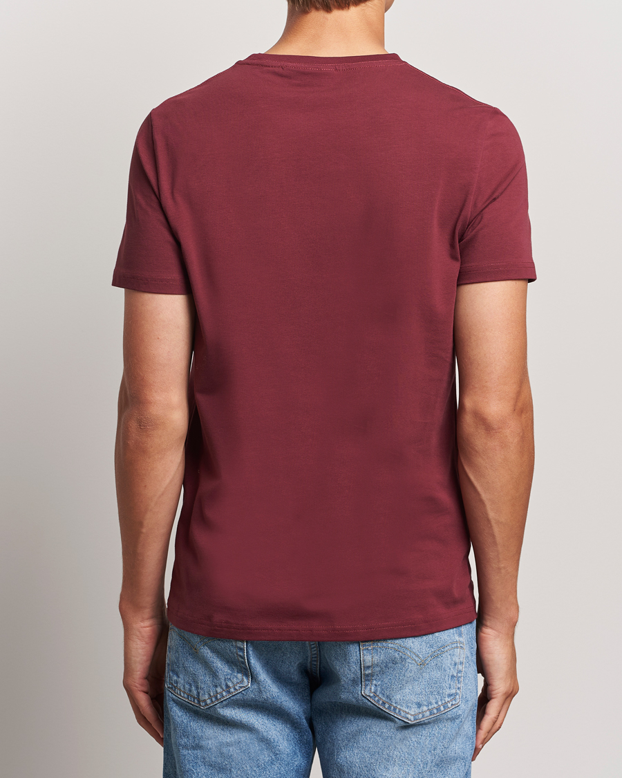 Mies | T-paidat | Morris | James Crew Neck Tee Wine Red