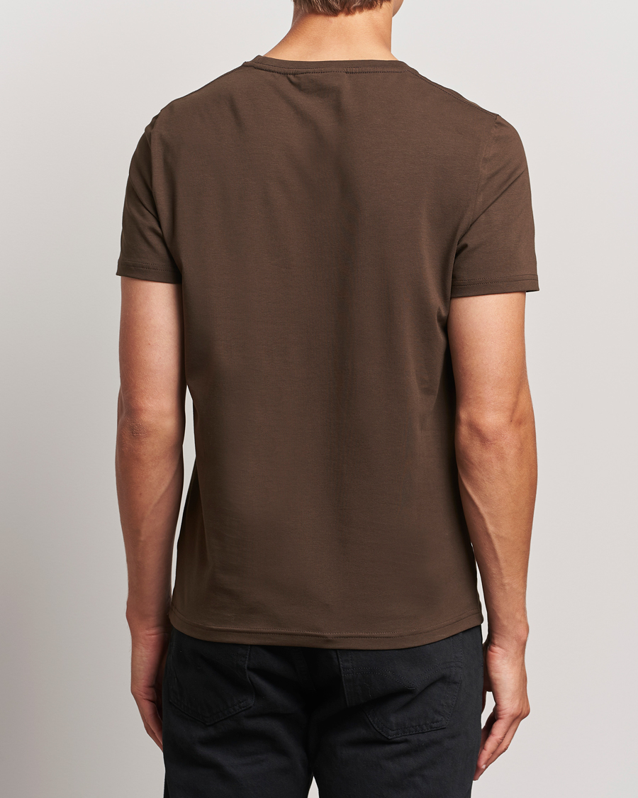 Mies | T-paidat | Morris | James Crew Neck Tee Brown