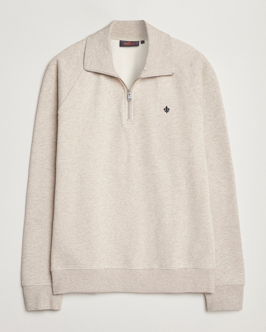 Mies | Puserot | Morris | Maryon Half Zip Sweatshirt Khaki