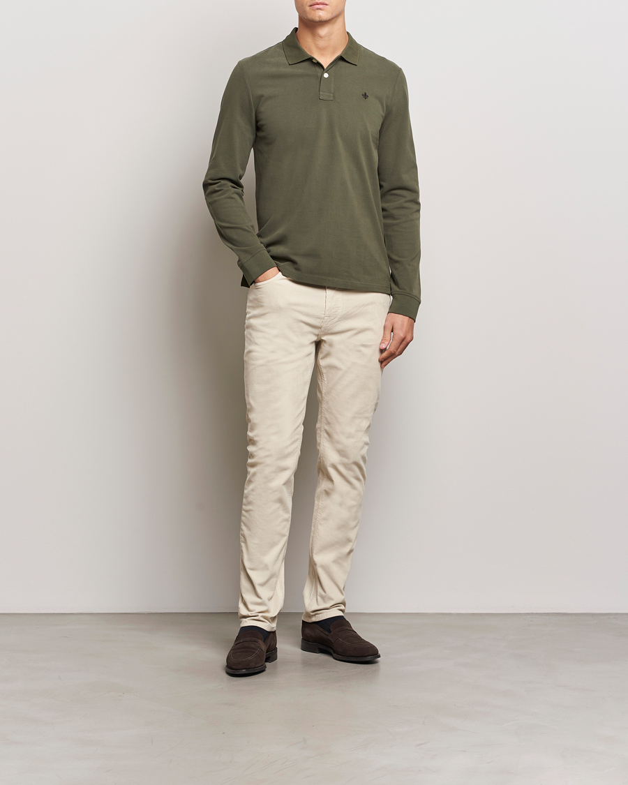 Mies | Housut | Morris | James Corduroy 5-Pocket Pant Off White