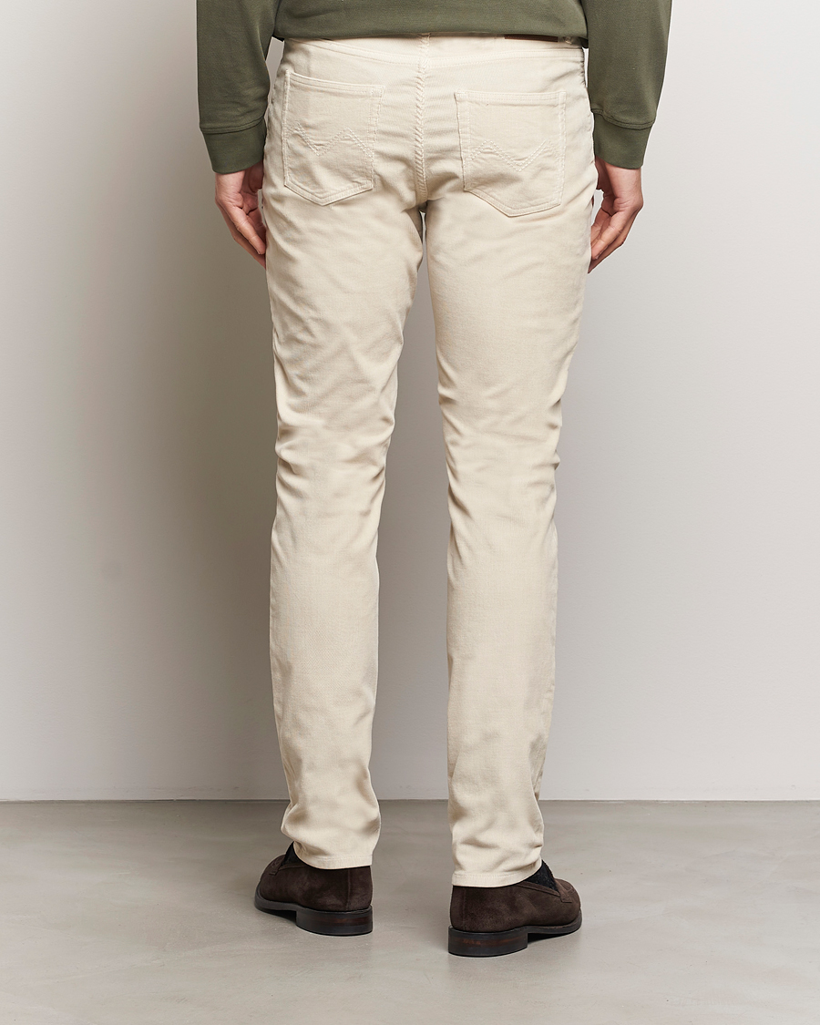 Mies | Housut | Morris | James Corduroy 5-Pocket Pant Off White