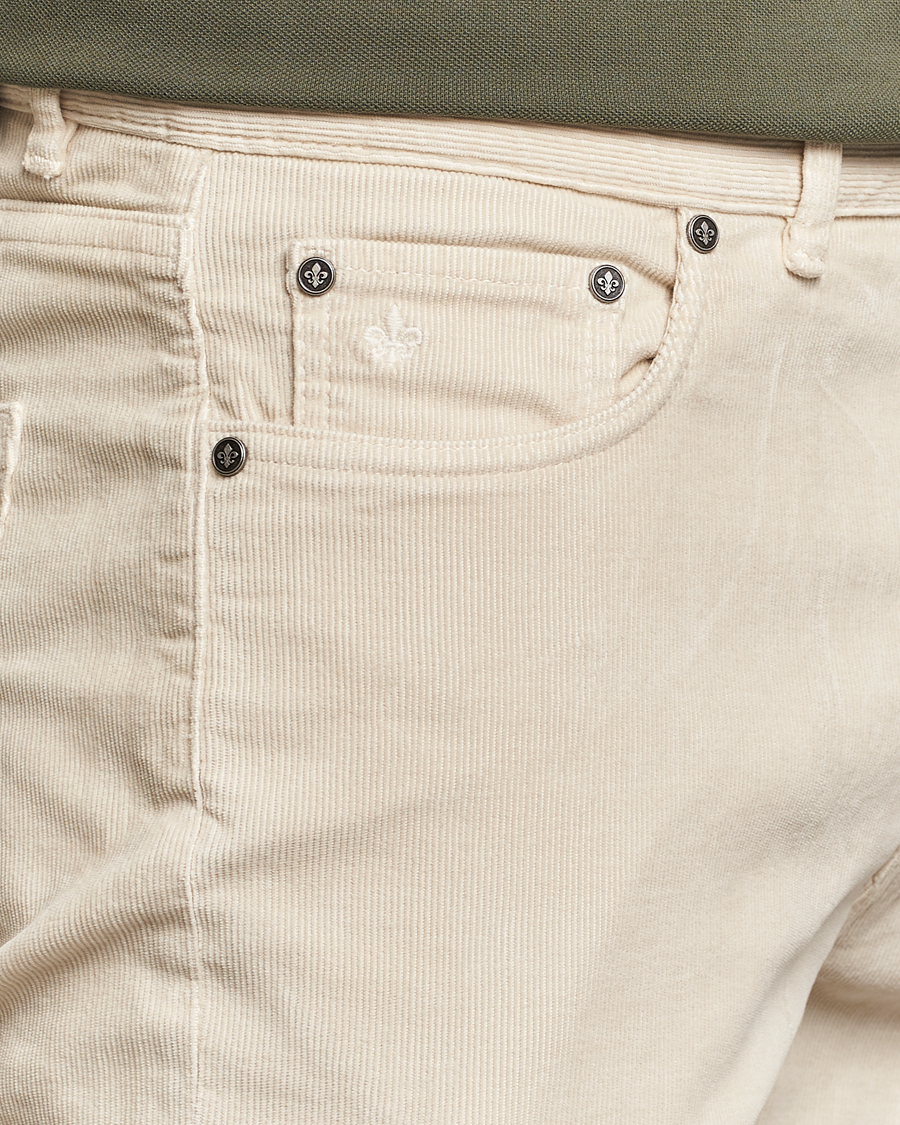 Mies | Housut | Morris | James Corduroy 5-Pocket Pant Off White