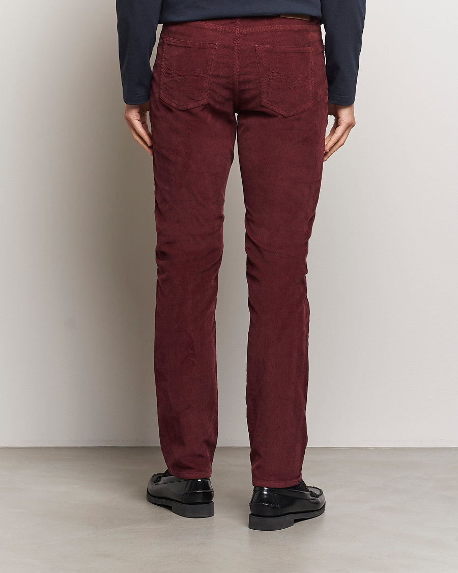 Mies | Housut | Morris | James Corduroy 5-Pocket Pant Wine Red