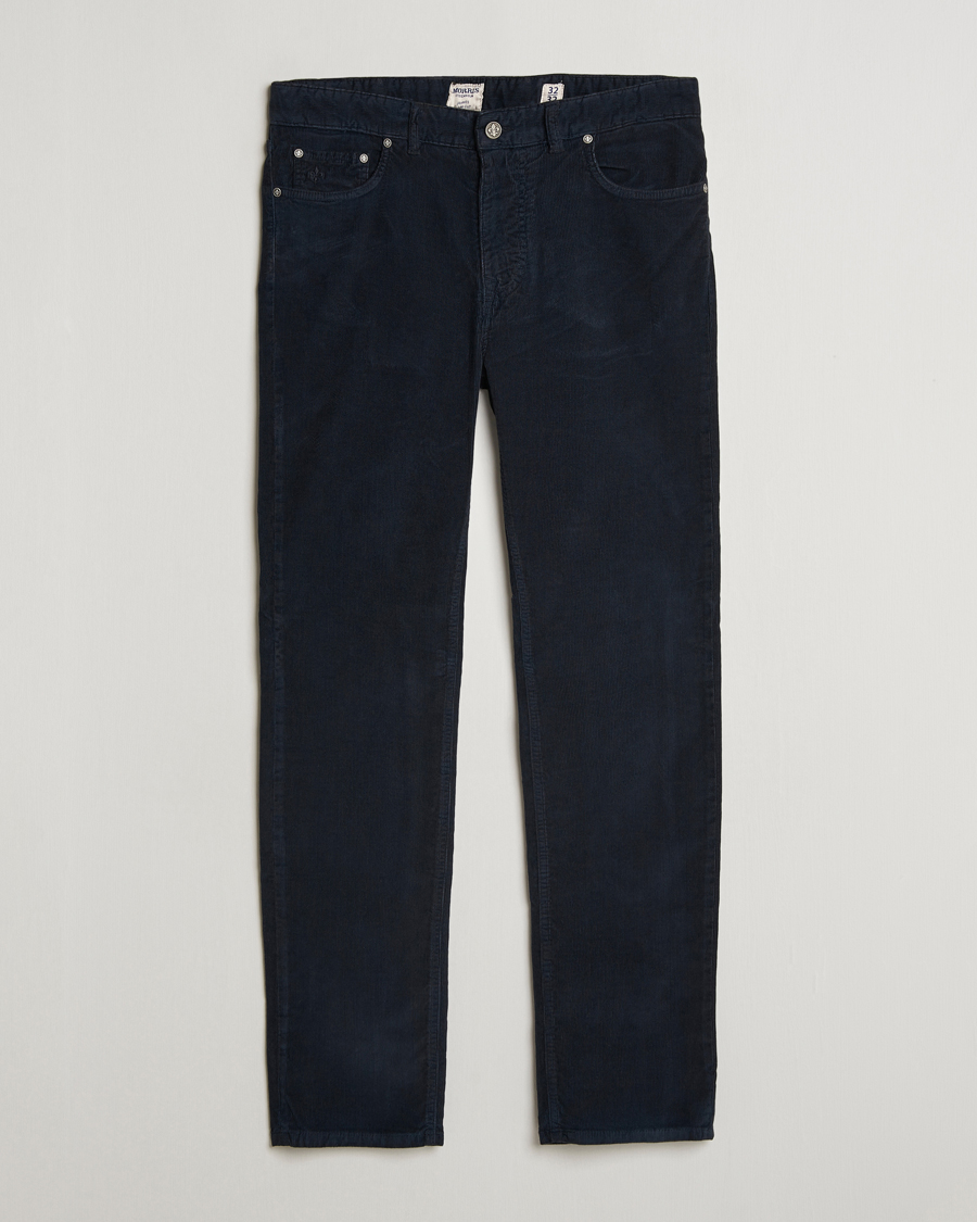 Mies | Housut | Morris | James Corduroy 5-Pocket Pant Navy