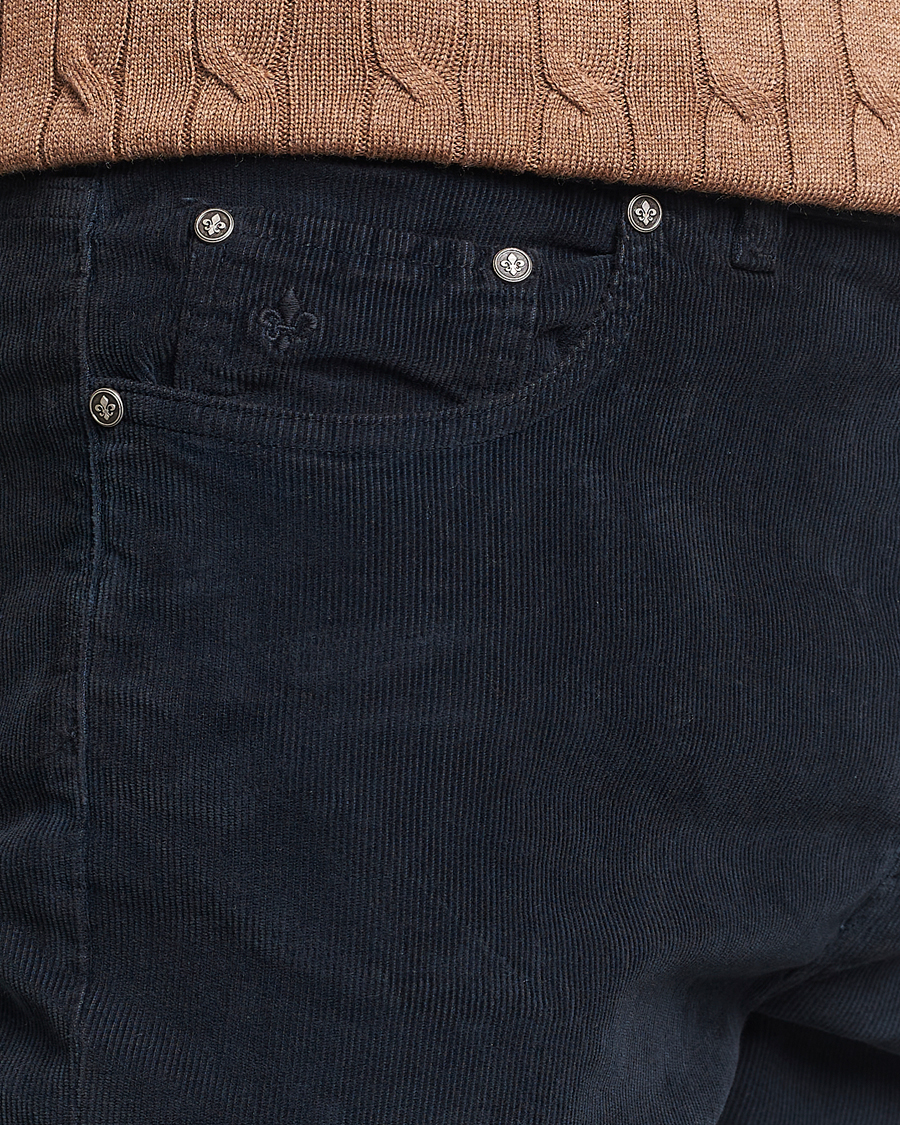 Mies | Housut | Morris | James Corduroy 5-Pocket Pant Navy