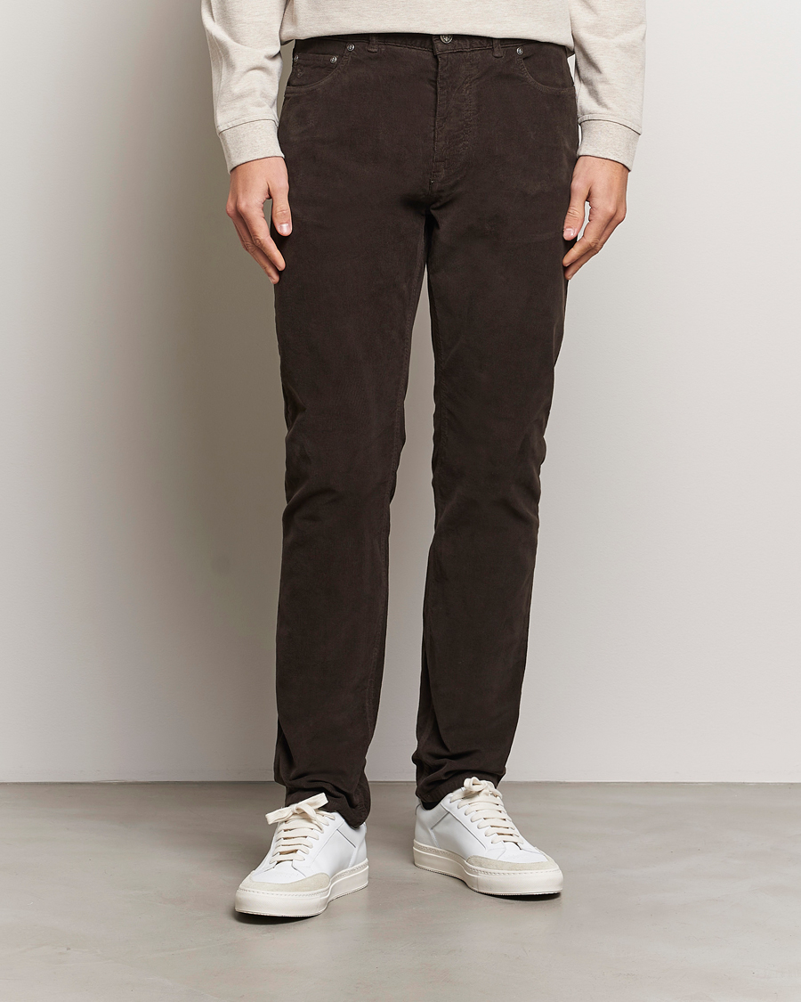 Mies | Housut | Morris | James Corduroy 5-Pocket Pant Brown