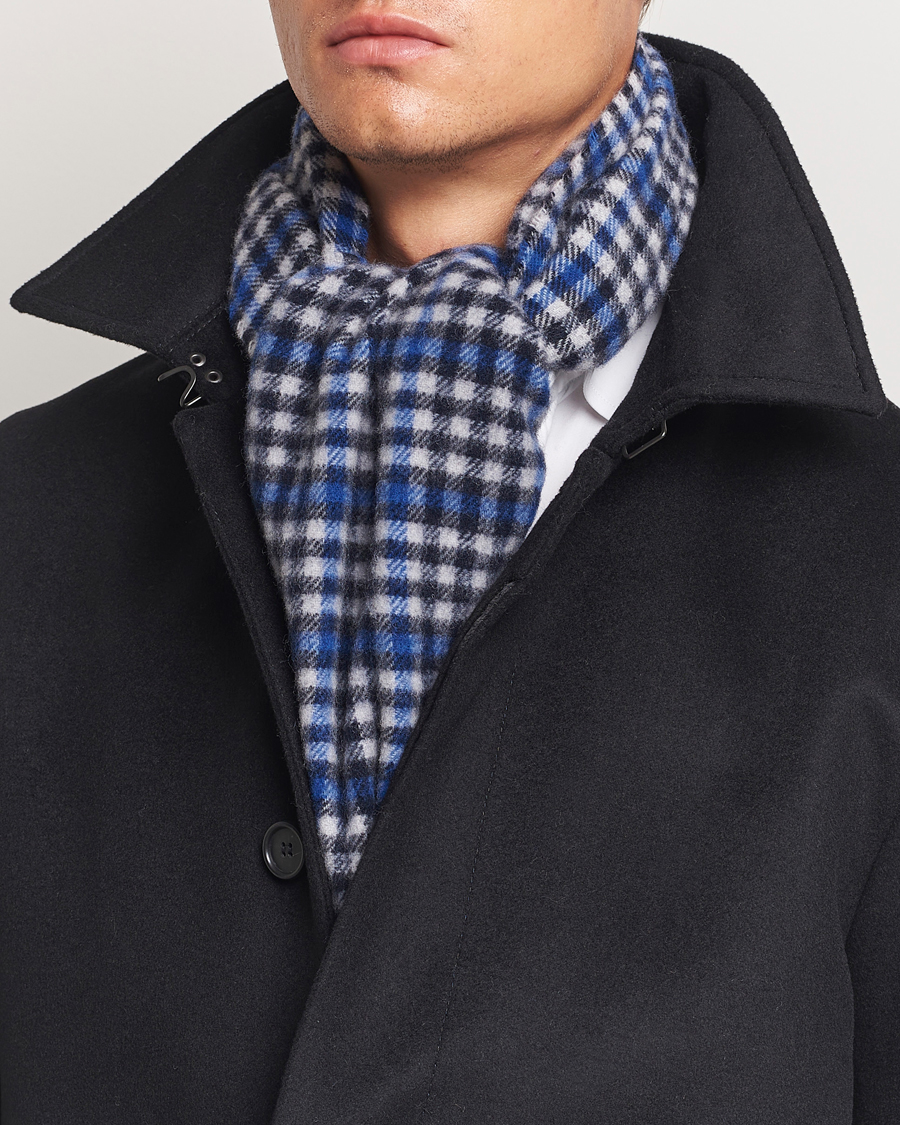Mies | Morris Barry Check Scarf Grey | Morris | Barry Check Scarf Grey