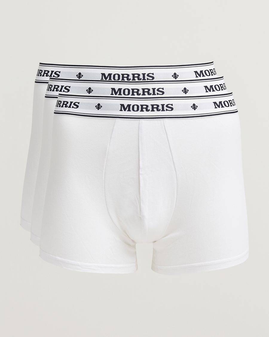 Mies | Alusvaatteet | Morris | Boxer Brief 3-Pack White