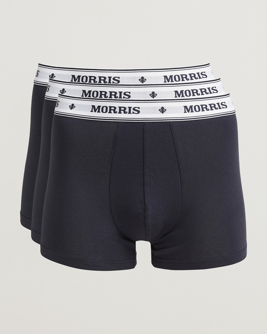 Mies | Alusvaatteet | Morris | Boxer Brief 3-Pack Old Blue