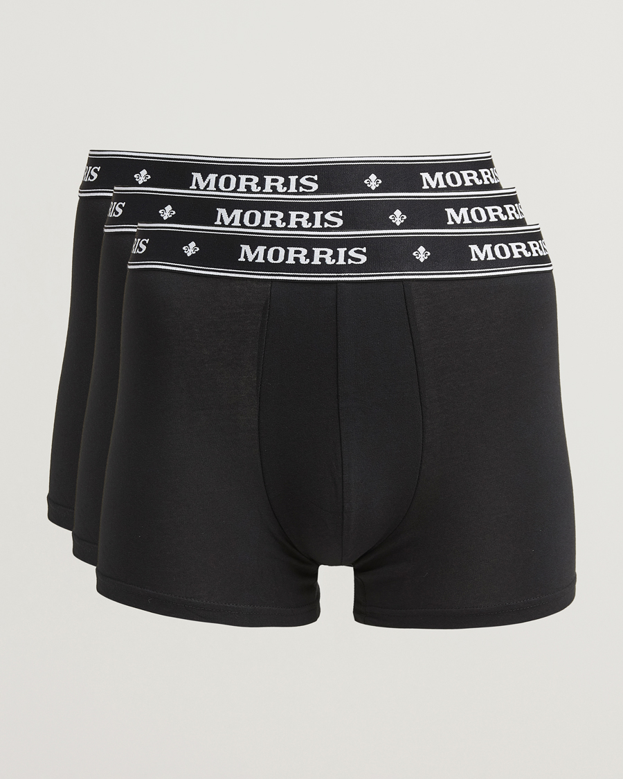 Mies | Alusvaatteet | Morris | Boxer Brief 3-Pack Black
