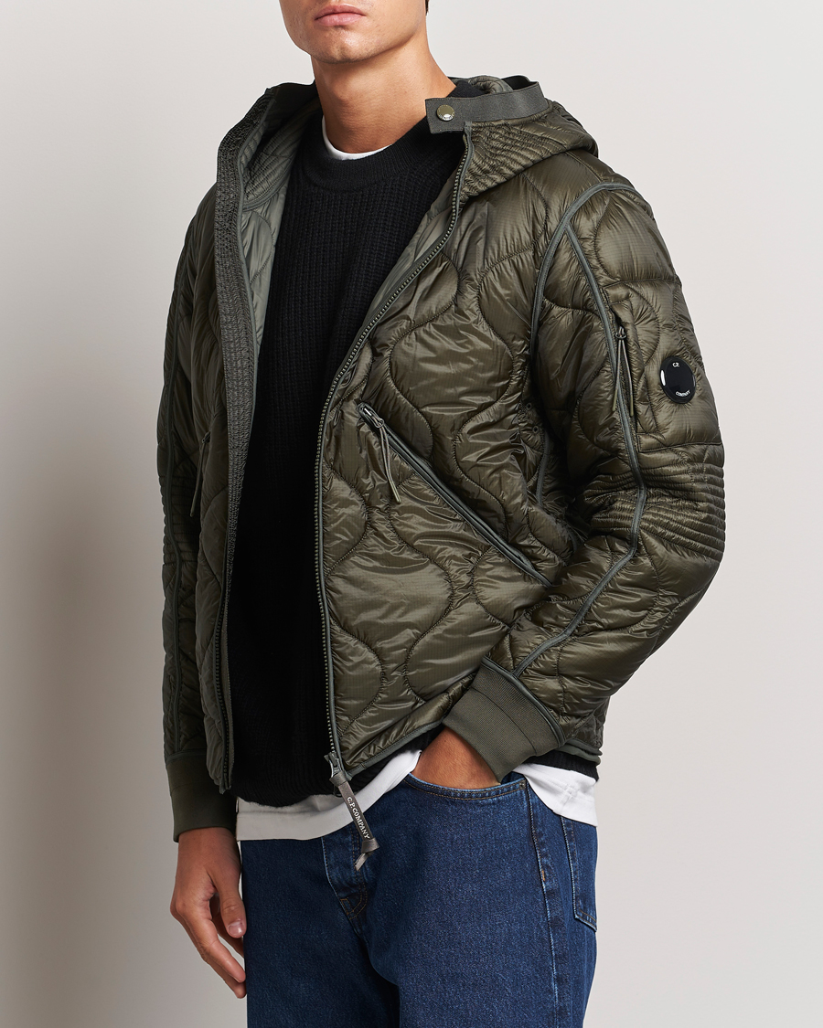 Mies | Takit | C.P. Company | Primaloft Quilted Hood Jacket Green