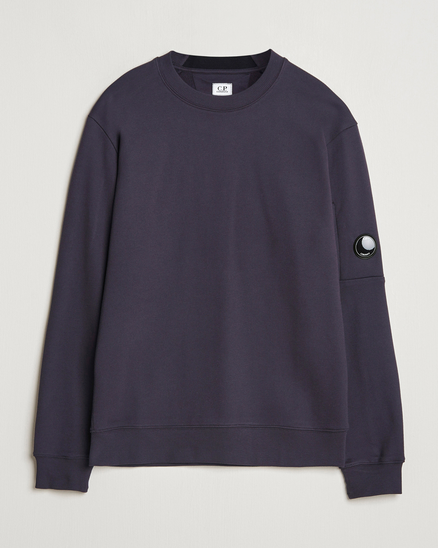 Mies | Puserot | C.P. Company | Diagonal Raised Fleece Lens Sweatshirt Washed Navy