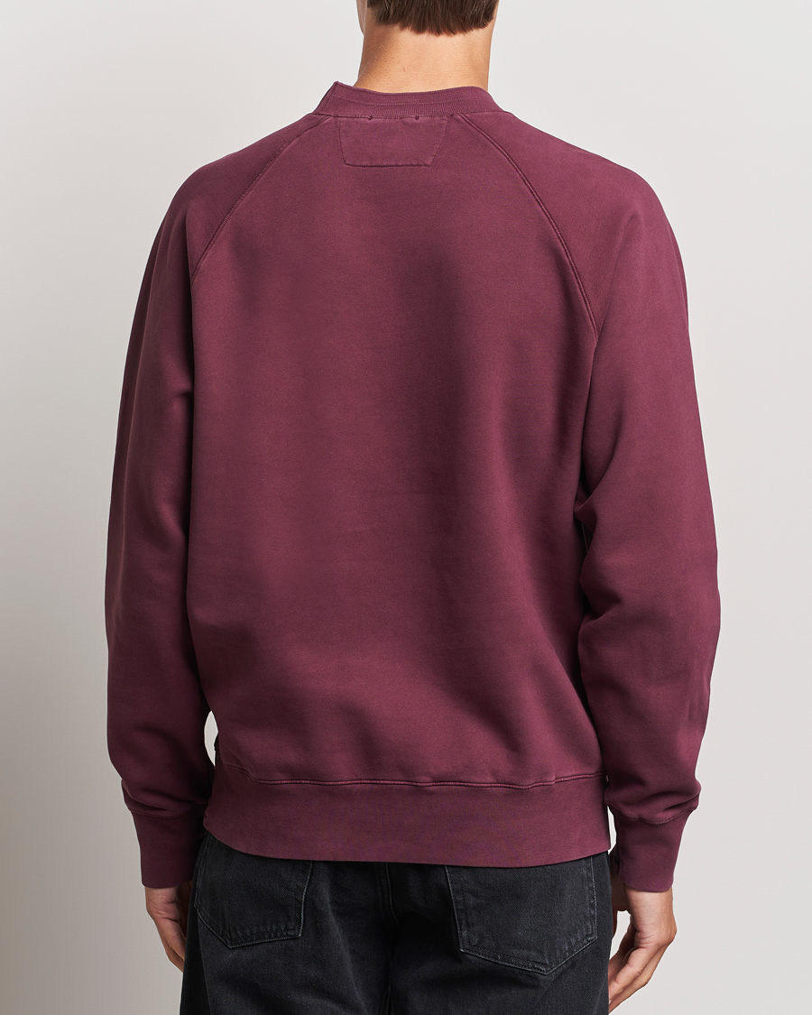 Mies | Puserot | C.P. Company | Brushed Emerized Fleece Sweatshirt Burgundy