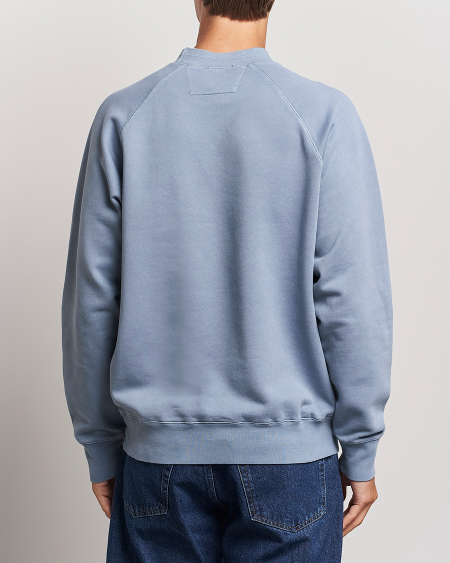 Mies | Puserot | C.P. Company | Brushed Emerized Fleece Sweatshirt Light Blue