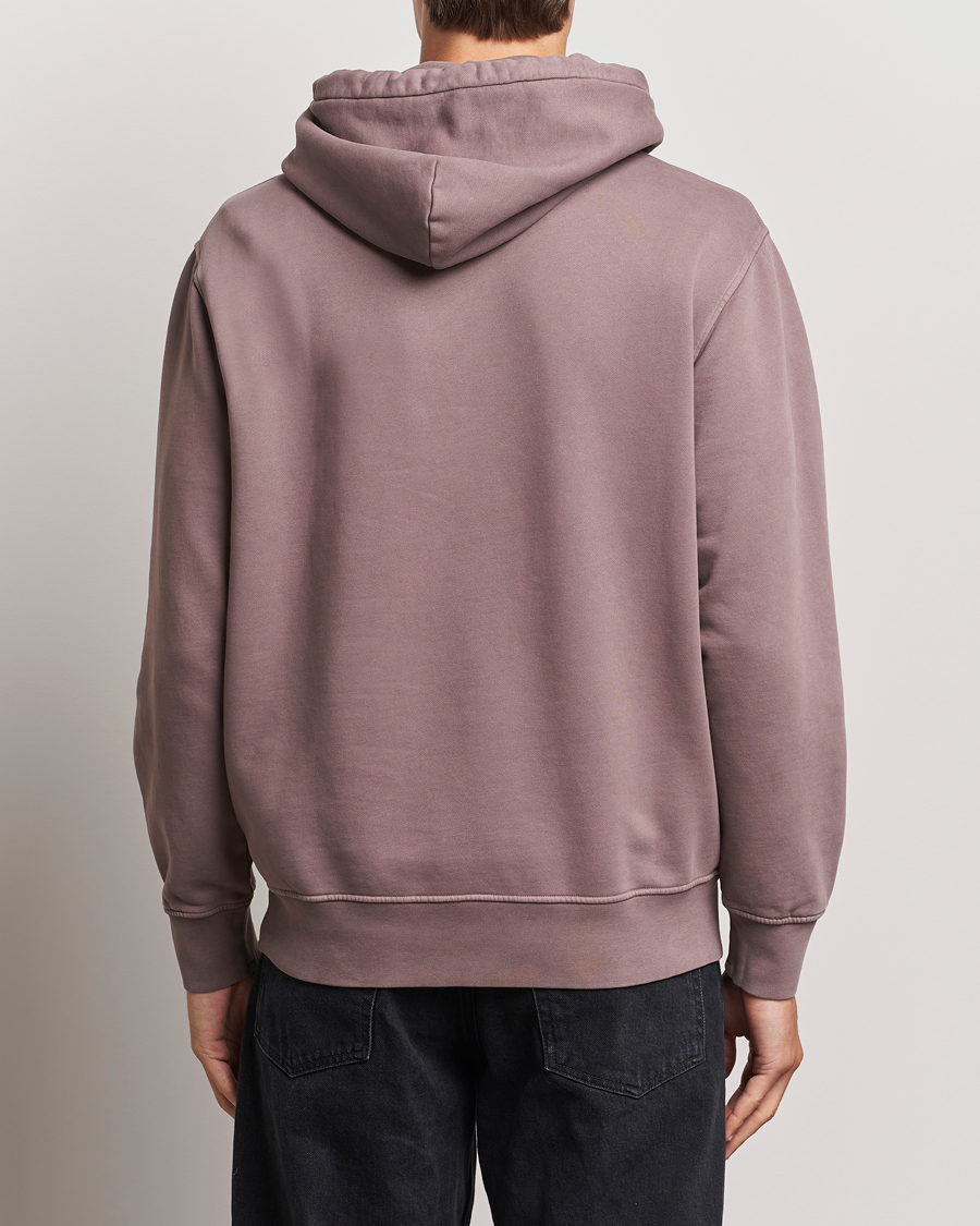 Mies | Puserot | C.P. Company | Brushed Emerized Fleece Hood Sweatshirt Washed Purple