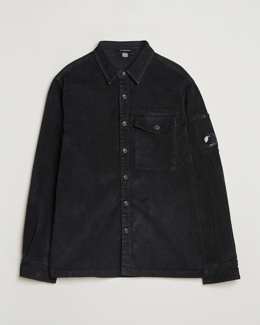 Mies | Kauluspaidat | C.P. Company | Corduroy Lens Overshirt Black