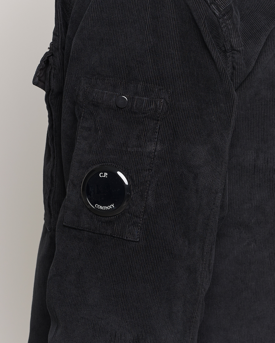 Mies | Kauluspaidat | C.P. Company | Corduroy Lens Overshirt Black