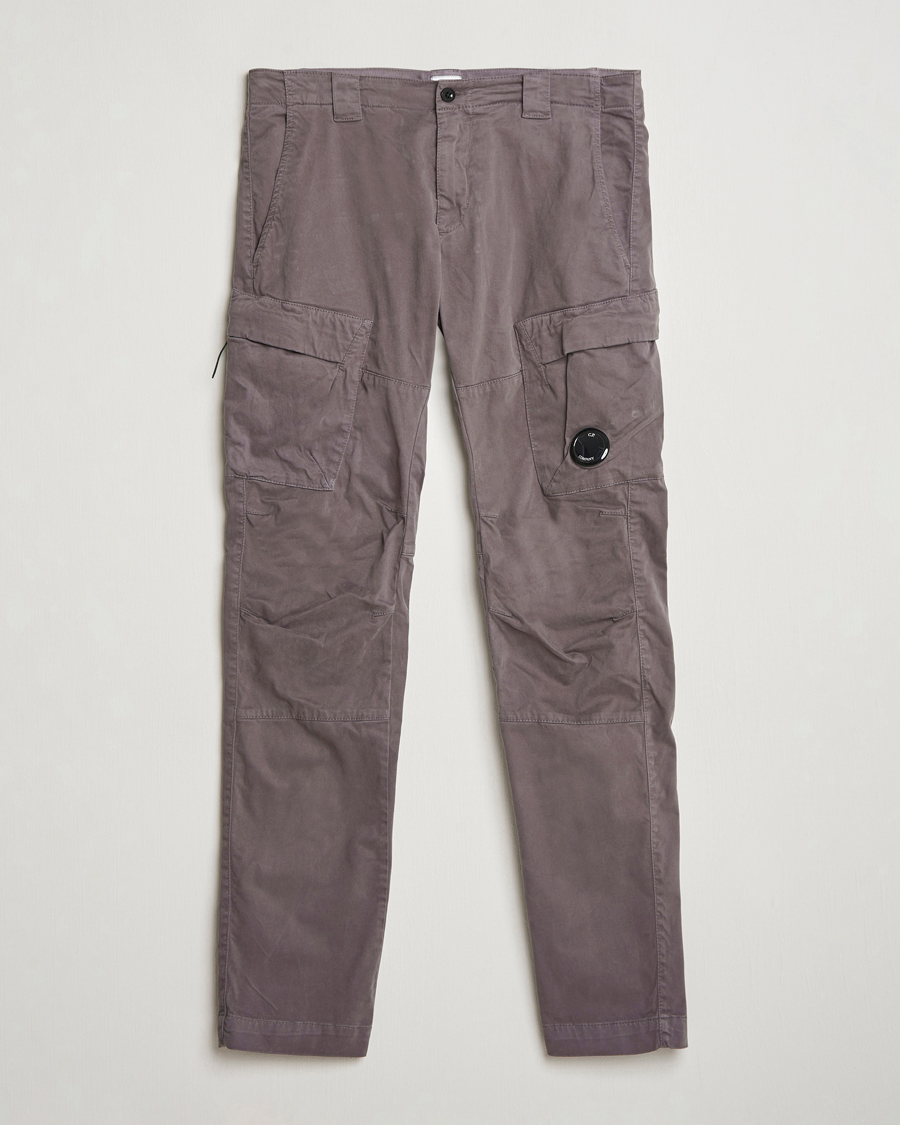 Mies | Housut | C.P. Company | Stretch Satin Lens Cargo Pants Dark Grey