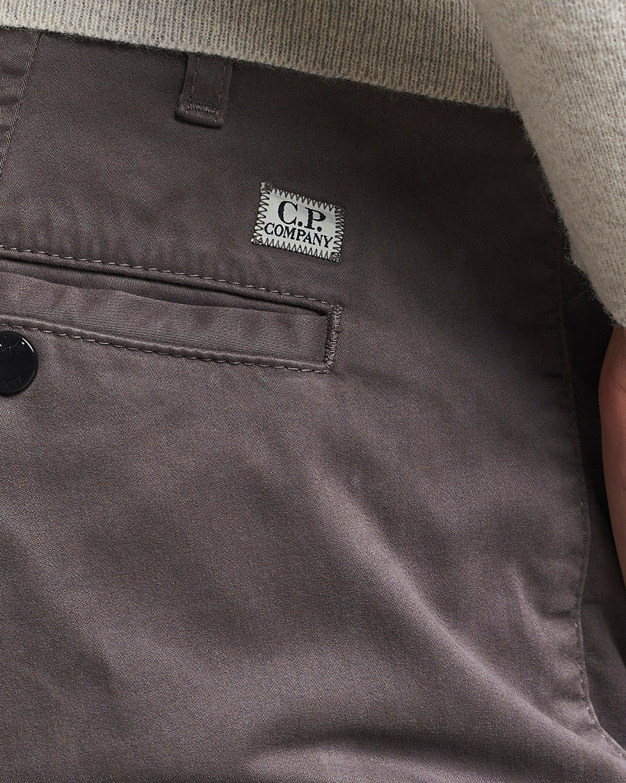 Mies | Housut | C.P. Company | Stretch Satin Lens Cargo Pants Dark Grey