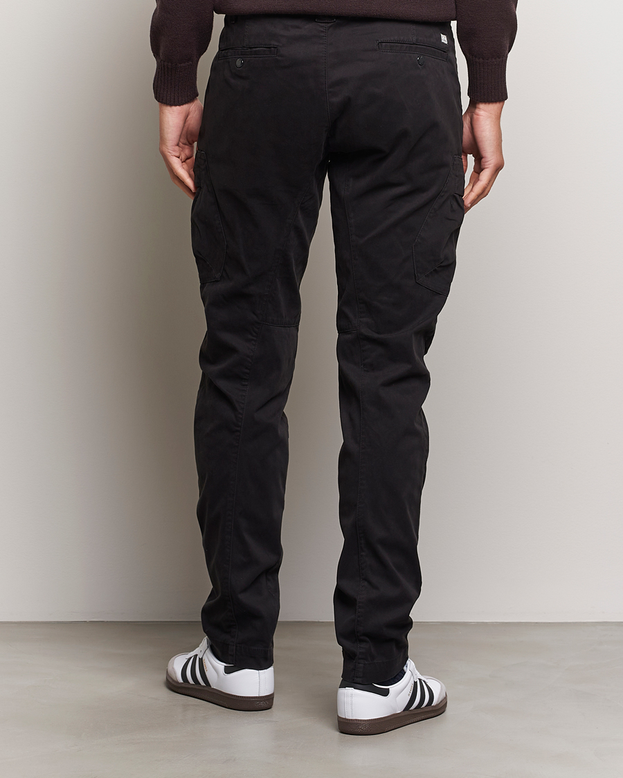 Mies | Housut | C.P. Company | Stretch Satin Lens Cargo Pants Black