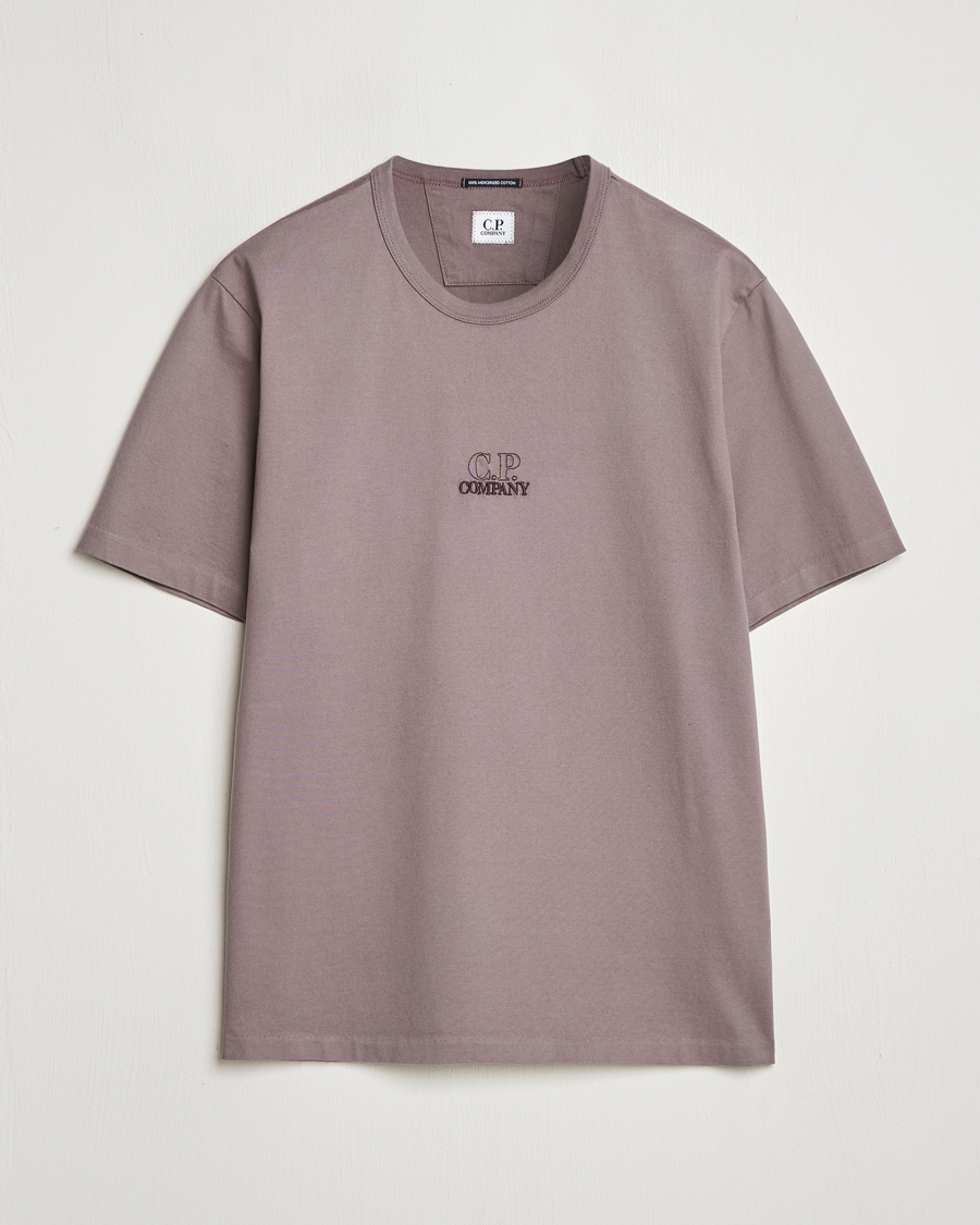 Mies | T-paidat | C.P. Company | Mercerized Jersey Twisted T-Shirt Washed Purple
