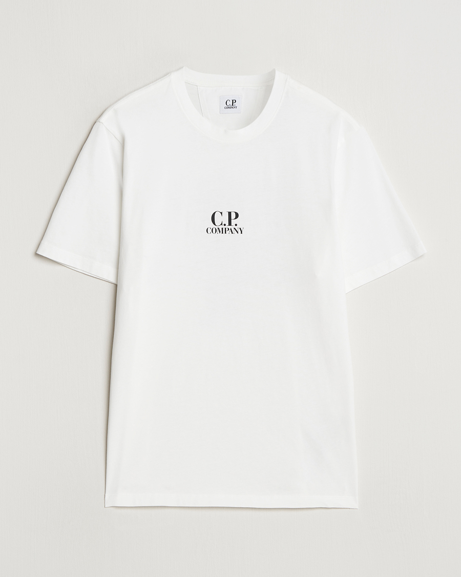 Mies | T-paidat | C.P. Company | Jersey Back Logo T-Shirt White