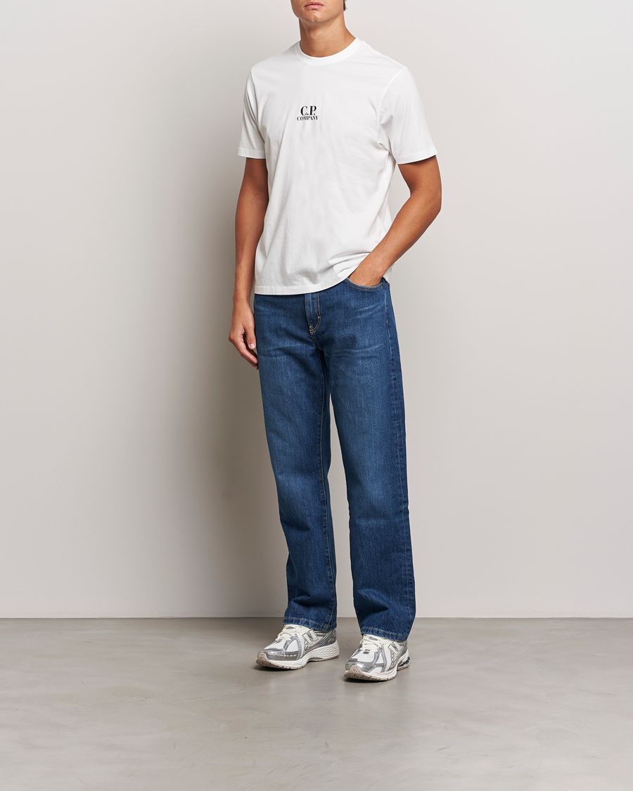 Mies | T-paidat | C.P. Company | Jersey Back Logo T-Shirt White