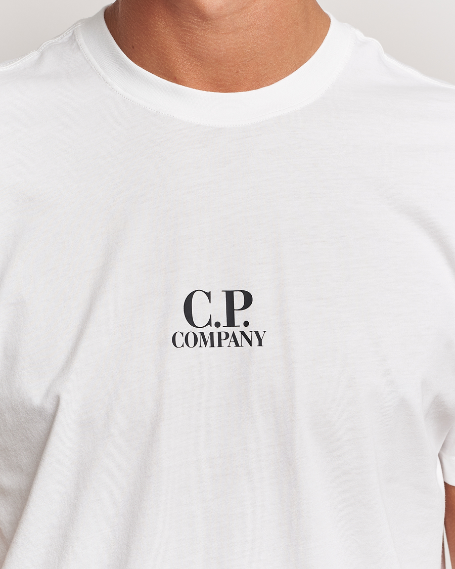 Mies | T-paidat | C.P. Company | Jersey Back Logo T-Shirt White